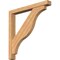 Ekena Millwork Funston Block Smooth Bracket w/ Offset Brace, Western Red Cedar, 5 1/2"W x 46"D x 46"H BKT0604X46X46FST05SWR - alternate 1